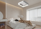 Yatak Odası Oturma Odası Yapraksız Tavan Vantilatörü Lambası Görünmez Klima Elektrikli Tavan Vantilatörü Lambası