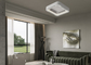 Hiçbir yaprak tavan vantilatörü lambası ev yatak odası oturma odası görünmez klima elektrikli fan tavan vantilatörü lambası