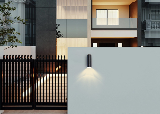 Çift Kafa Kabuk E27 Dış Duvar Lambası LED Su Geçirmez Modern Basit 6w