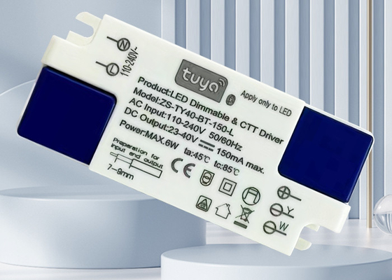 Kablosuz Akıllı LED Kısılabilir Sürücü Downlight Graffiti Bluetooth İki Renk