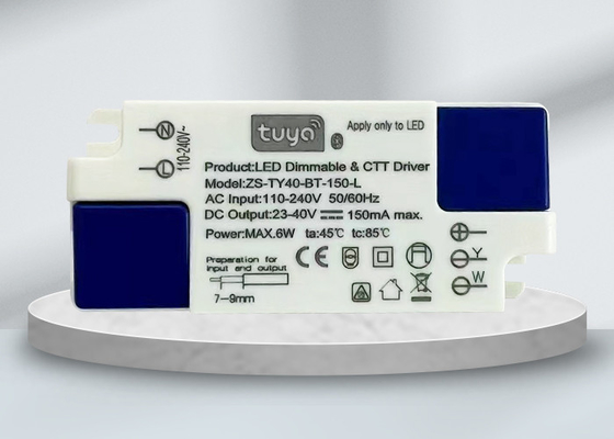 6W İki Renkli Kablosuz Akıllı LED Karartma Sürücü Downlight Graffiti Bluetooth