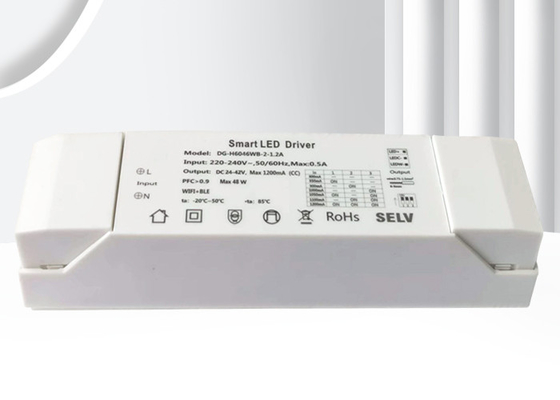 32W-48W Renk Ayarlı Karartma Güç Kaynağı WIFI / Bluetooth / Zigbee Graffiti